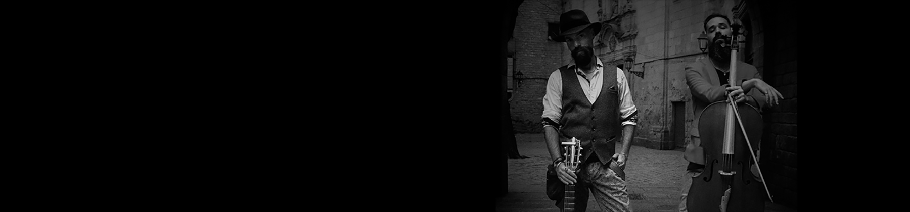 Hispano :: We are a cello and guitar duo who combine the elegance of Spanish classical music with the intensity and rhythms of flamenco.